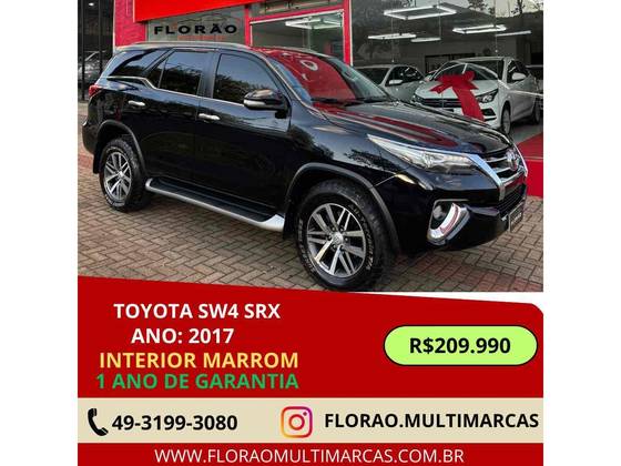 TOYOTA HILUX SW4 2.8 SRX 4X4 16V TURBO INTERCOOLER DIESEL 4P AUTOMÁTICO TOYOTA HILUX SW4 2.8 SRX 4X4 16V TURBO INTERCOOLER DIESEL 4P AUTOMÁTICO